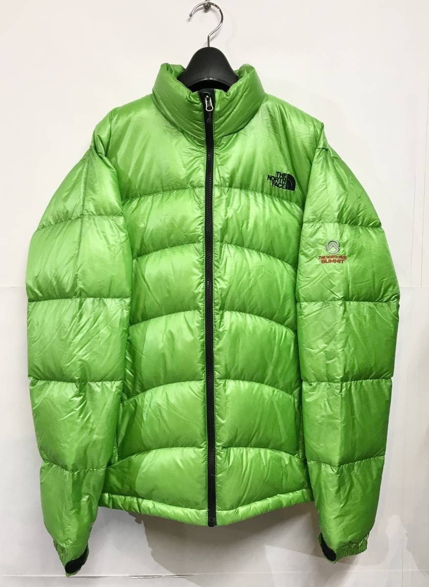 THE NORTH FACE ノースフェイス サミットシリーズ アコンカグアダウンジャケット ライトグリーン L SUMMIT SERIES Aconcagua Jacket 黄緑_画像2