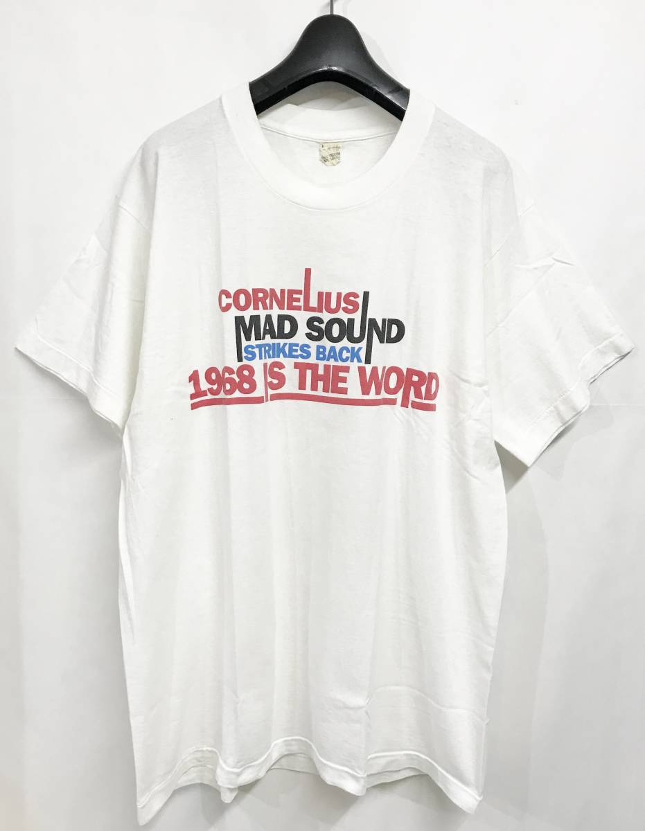 初期 希少 A BATHING APE × CORNELIUS 半袖Tシャツ ホワイト L ア