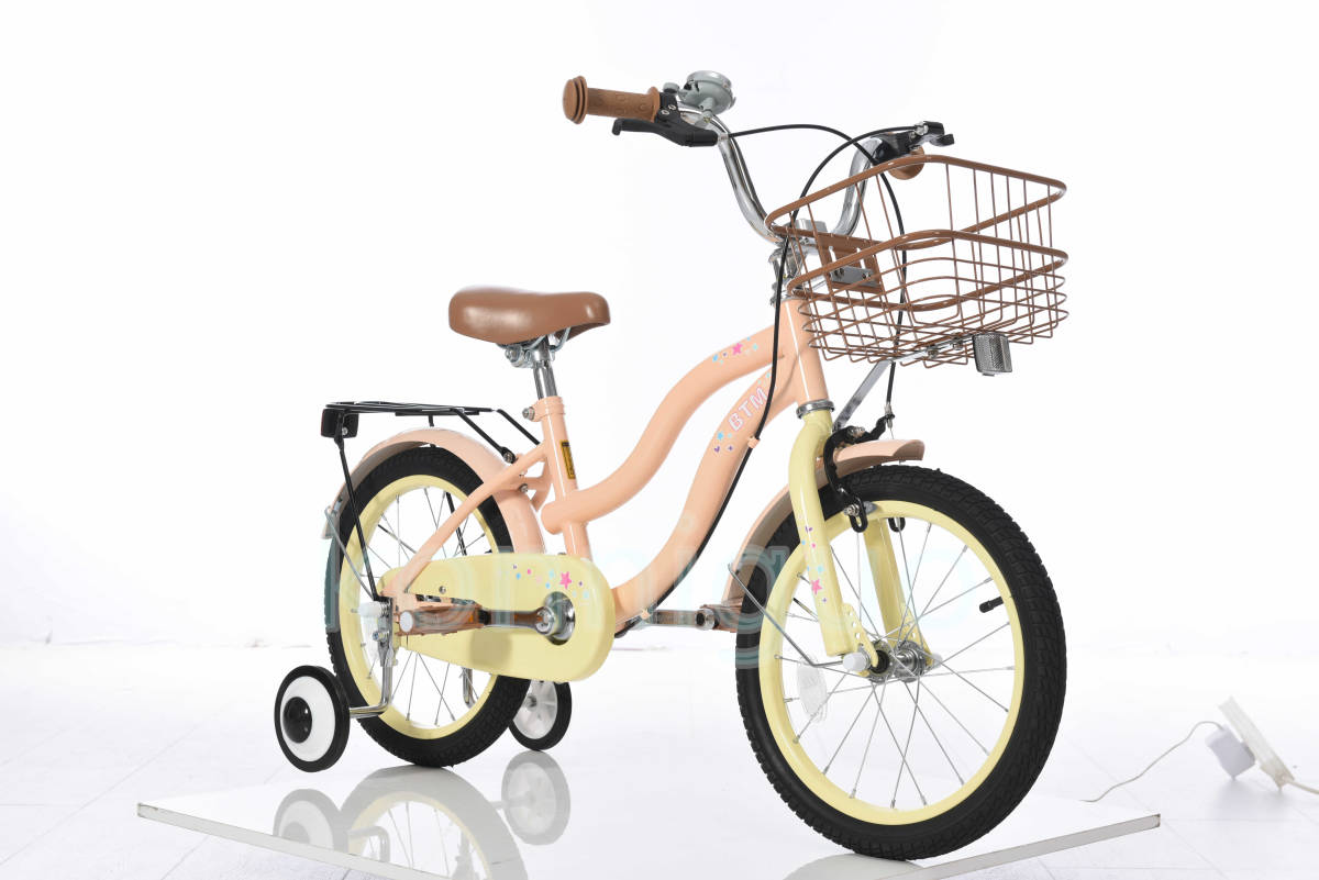 高い品質 子供用自転車 16インチ スタンド付き 幼児用 軽量 補助輪