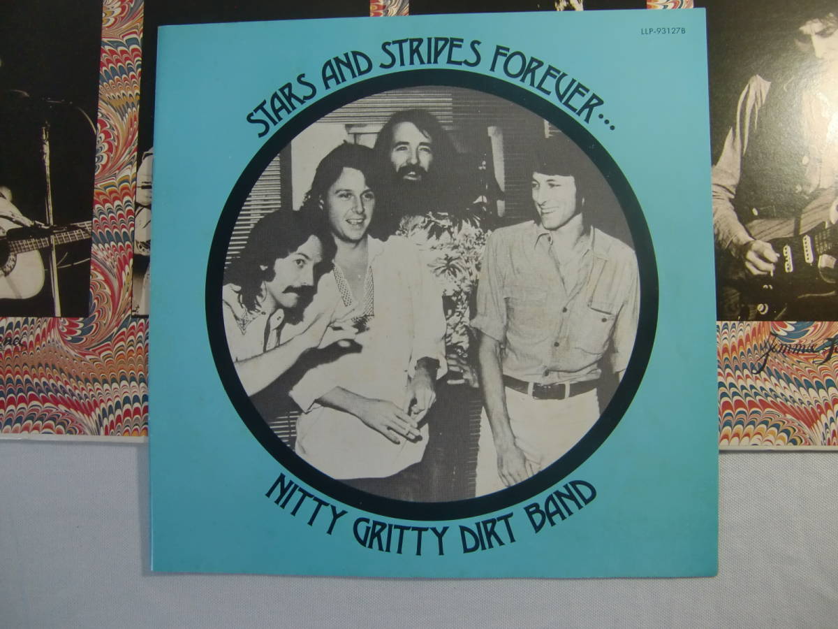 NITTY GRITTY DIRT BAND ... *  ... *  ... *   лента /Stars & Stripes Forever ... флаг  ...２LP！... включено ！- Jeff Hanna -