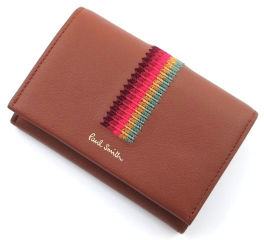 * limited amount * new goods box none Paul Smith popular multi card-case Camel *