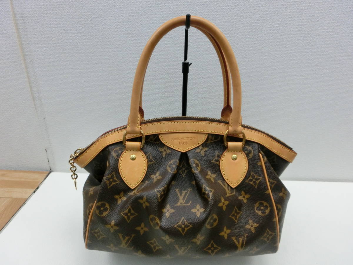 Louis Vuitton Monogram Tivoli PM Handbag Tote Bag M40143 Brown PVC Leather  Ladies LOUIS VUITTON