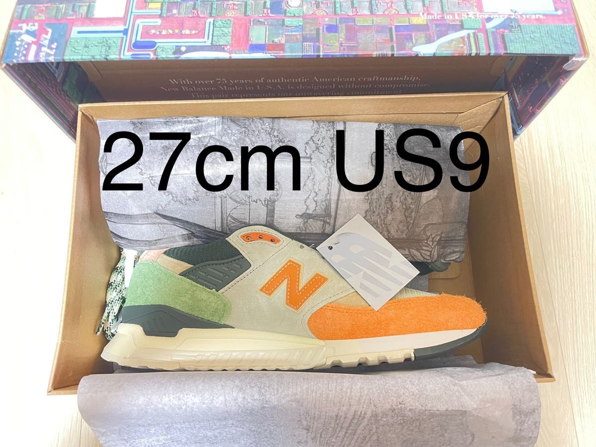 【値下げ】KITH×ニューバランス U998KT1 New Balance 27cm