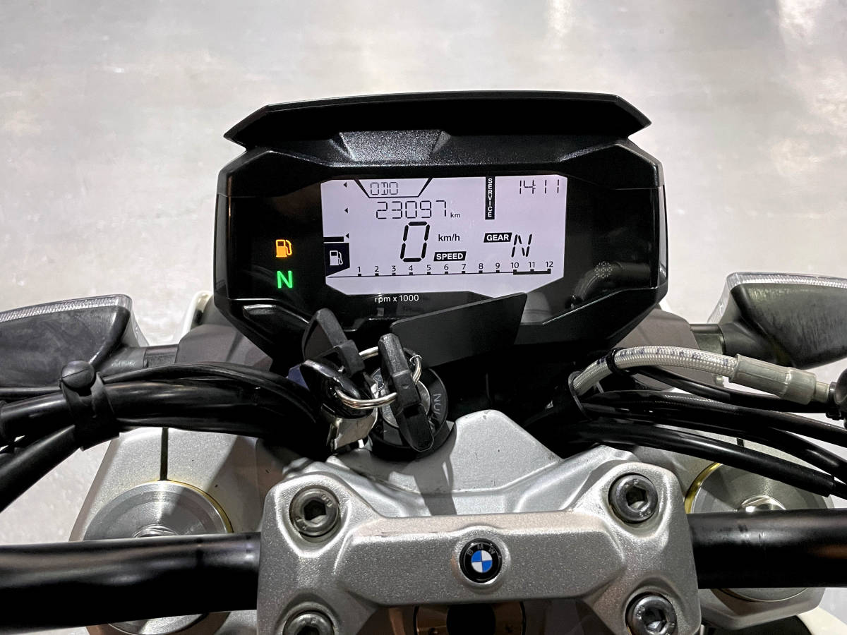 BMW G310R ABS ★動画★ ミツバ製ETC分離型/キジマ製USBポート/キジマ製ヘルメットロックホルダー装備 3731_画像8