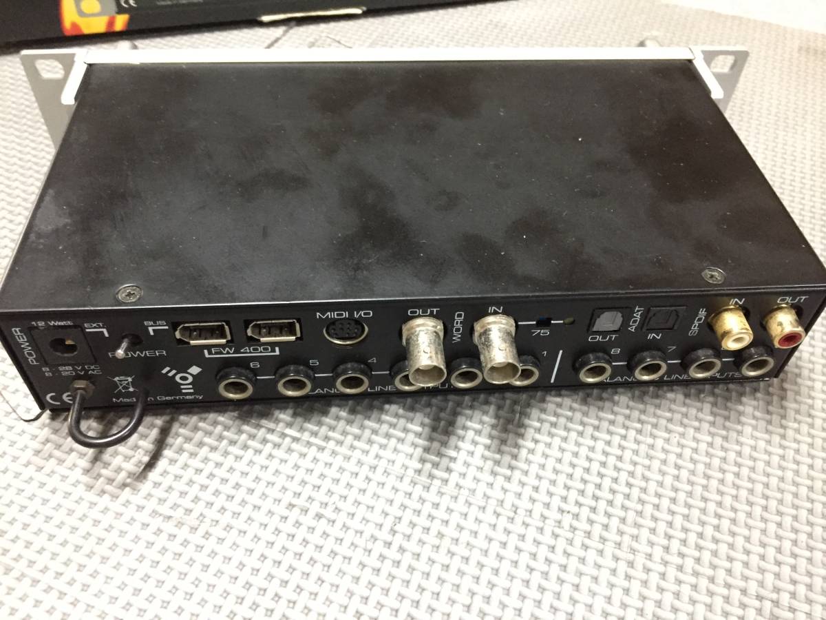 お得】 RME Fireface 400 Thunderbolt接続アダプタ付 paygration.com