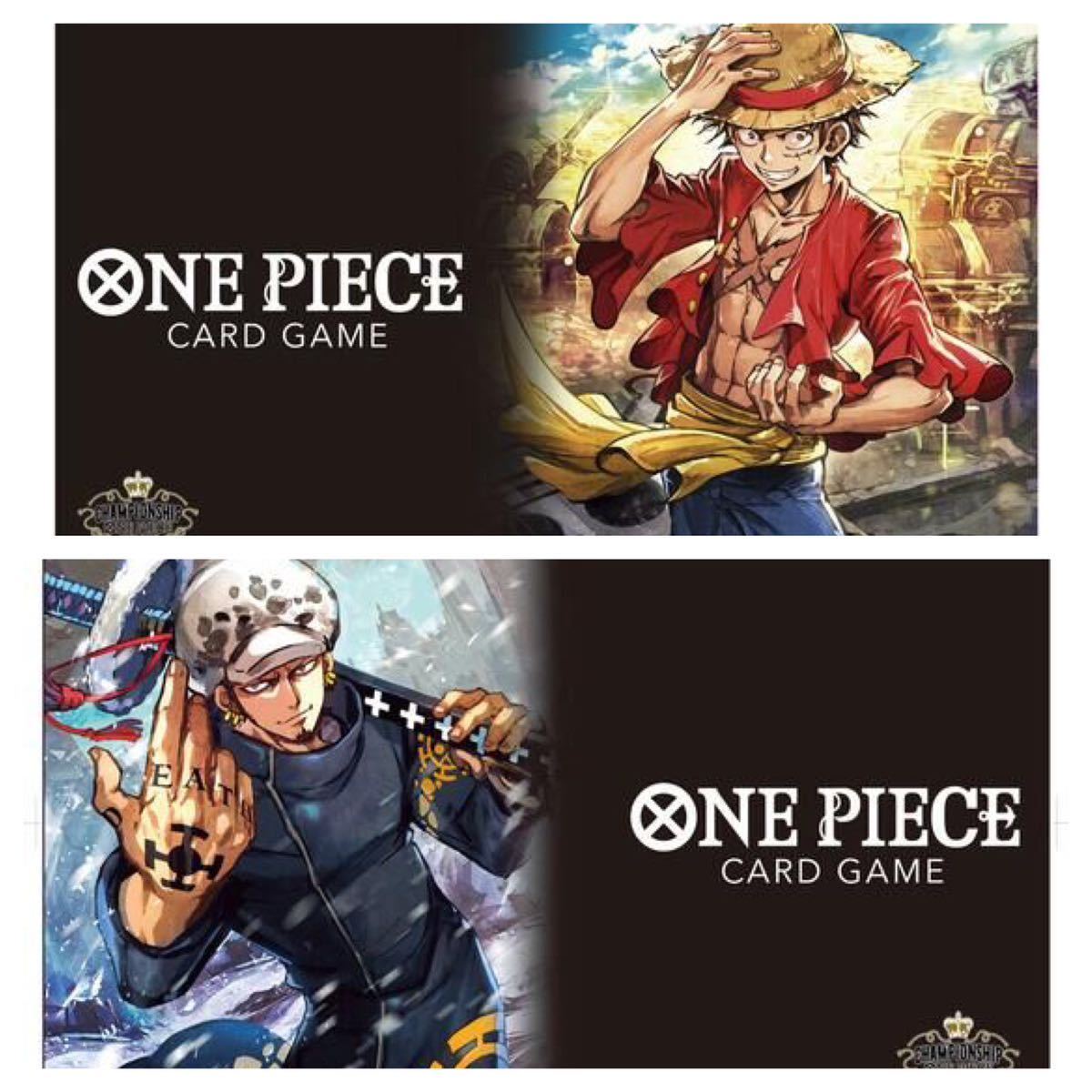 ONE PIECE ワンピース カードゲーム チャンピオンシップセット2022 モンキー・D・ルフィ トラファルガーロー セット プレミアムバンダイ