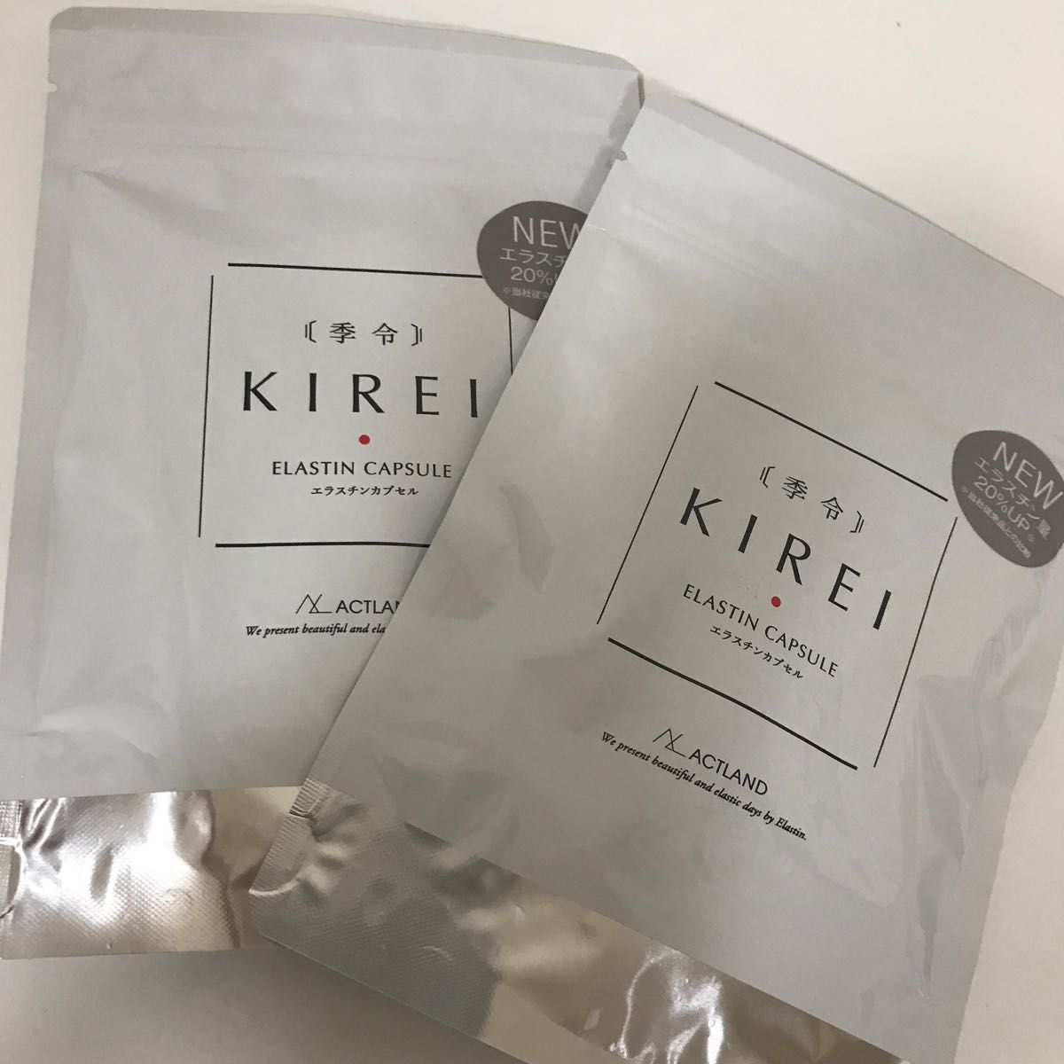 公式ストア KIREI New 季令 季令 KIREI New エラスチンカプセル 高純度