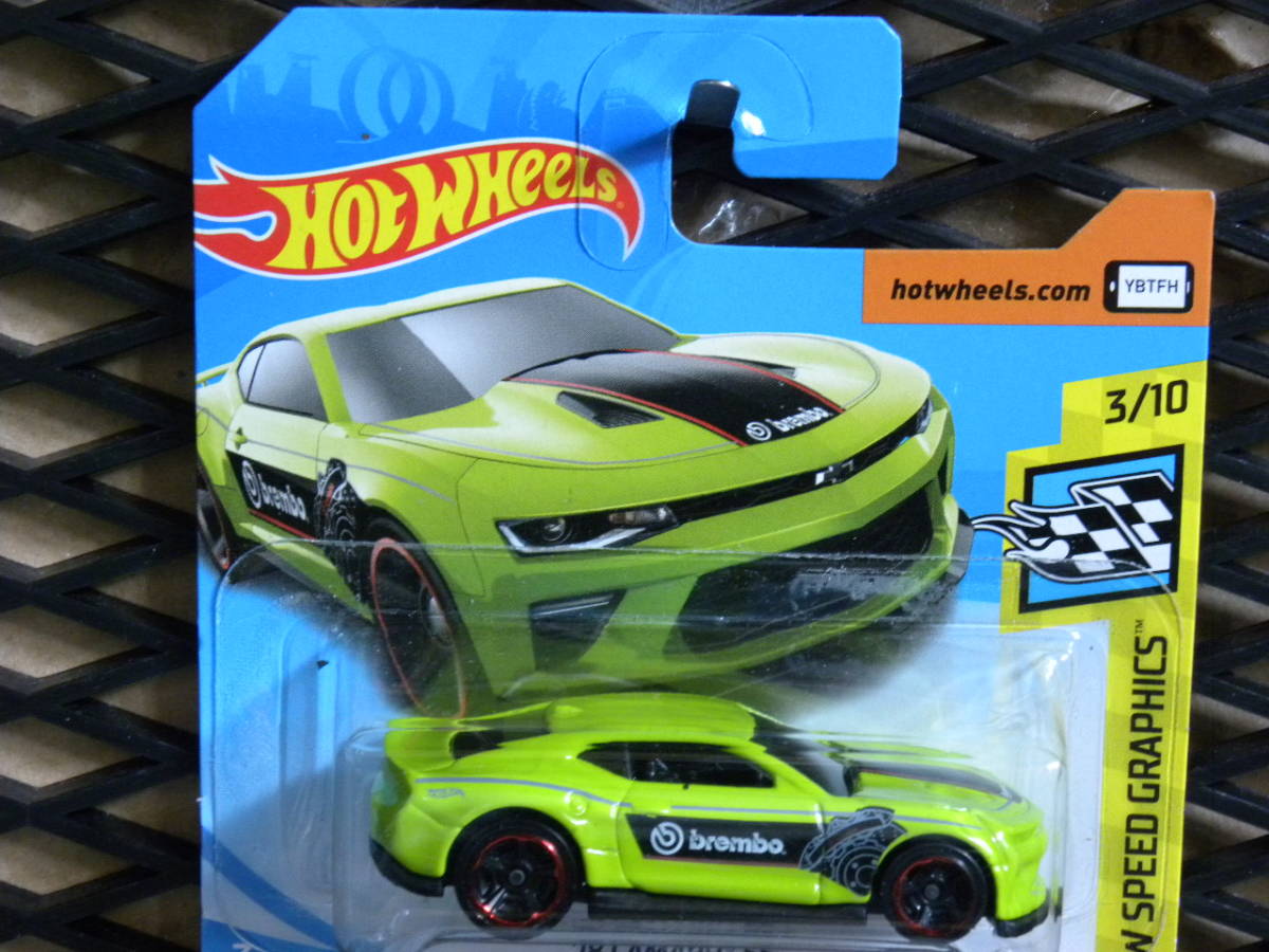 即決☆☆'18 CAMARO SS brembo HW SPEED GRAPHICS ホットウィール Hot Wheels 定形外発送可能_画像1