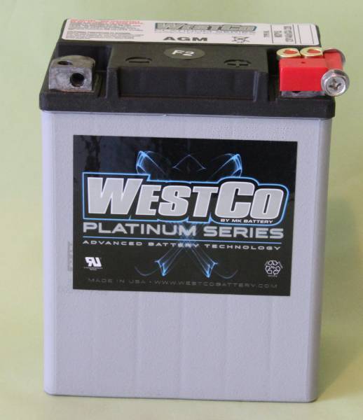 ★WESTCO Z1 Z2 GPZ GSX CB750に使える.WCP15L 生産24年3月12V14L-B代替えバッテリー(1)黒ケース_画像1