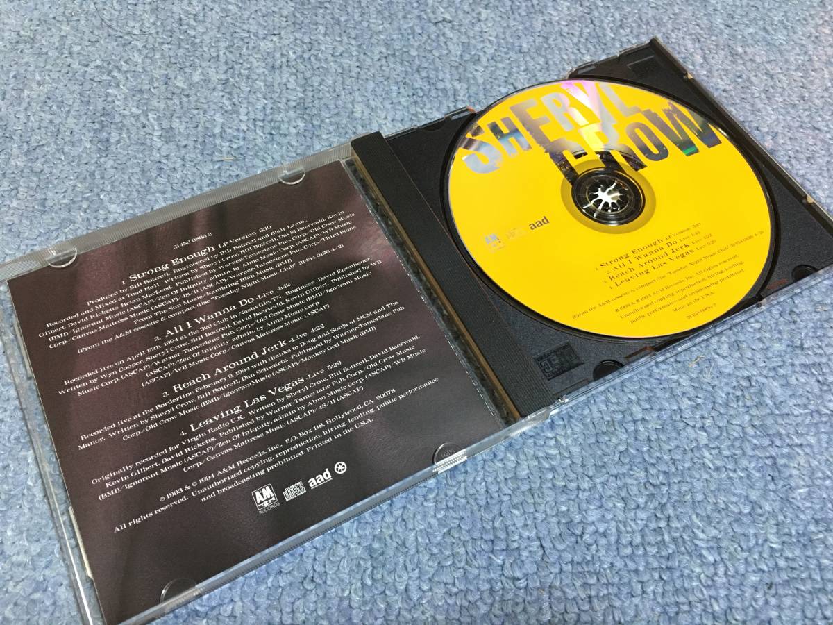 Sheryl Crow*Strong Enough* большой хит 1994 год одиночный * Live источник звука 3 искривление сбор!*1st альбом период *rolling stones eric clapton