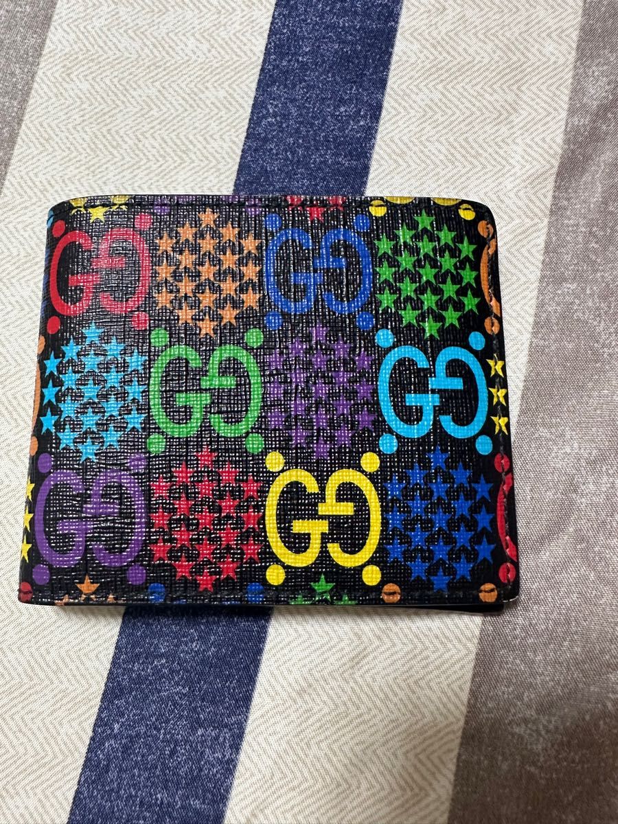 GUCCI 二つ折り財布 サイケデリック 完売品|PayPayフリマ