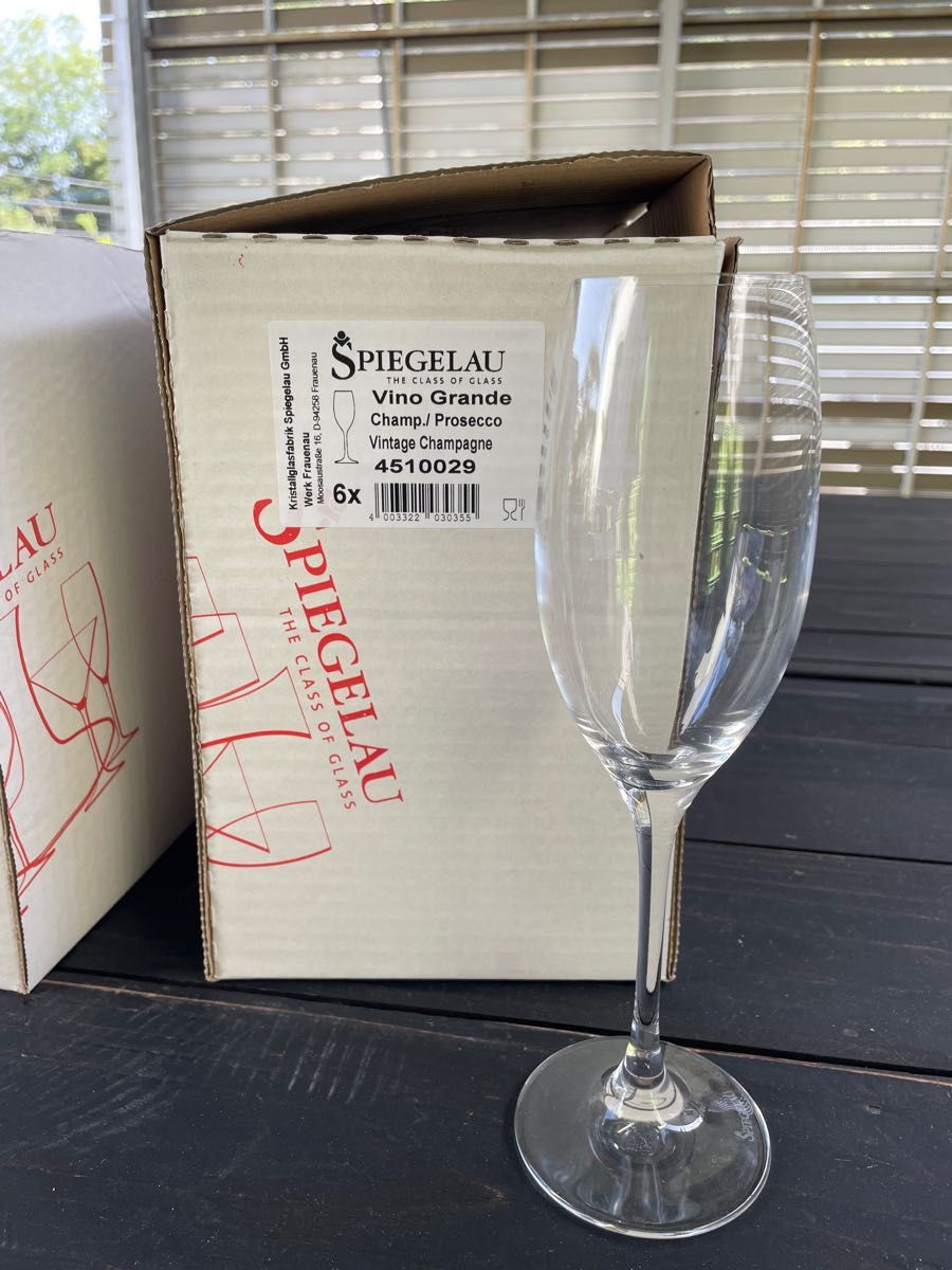 6脚セットシュピゲラウ 〈ヴィノグランデ〉シャンパーニュフルートグラス シャンパングラス ワイングラス