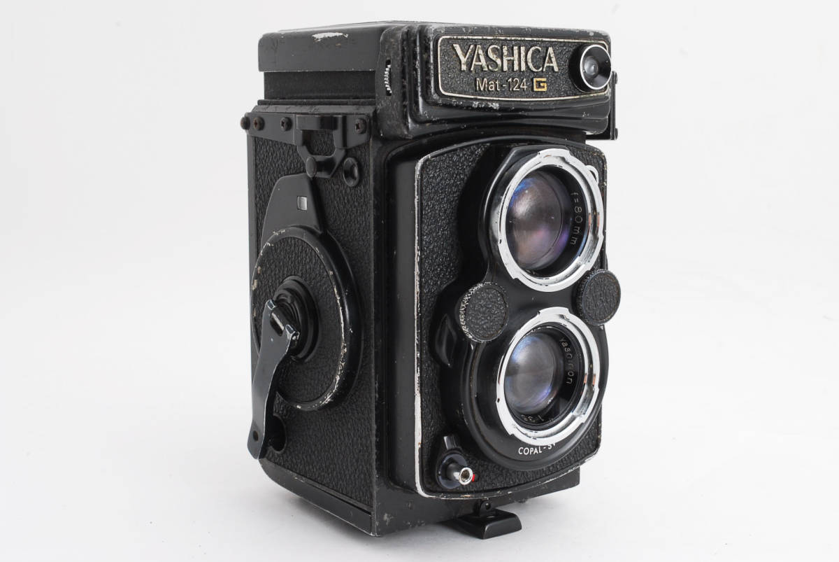 YASHICA Mat-124 G 二眼レフカメラ 中判 フィルムカメラ Yashinon 1:2.8 f=80mm ヤシカ 【ジャンク】#1804_画像3