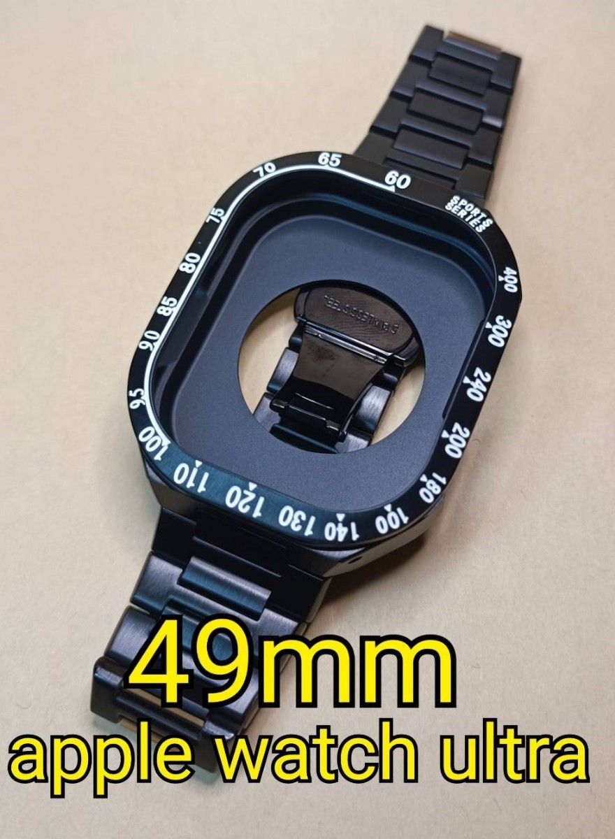 49mm 金 apple watch ultra ダイバーカスタム セット-