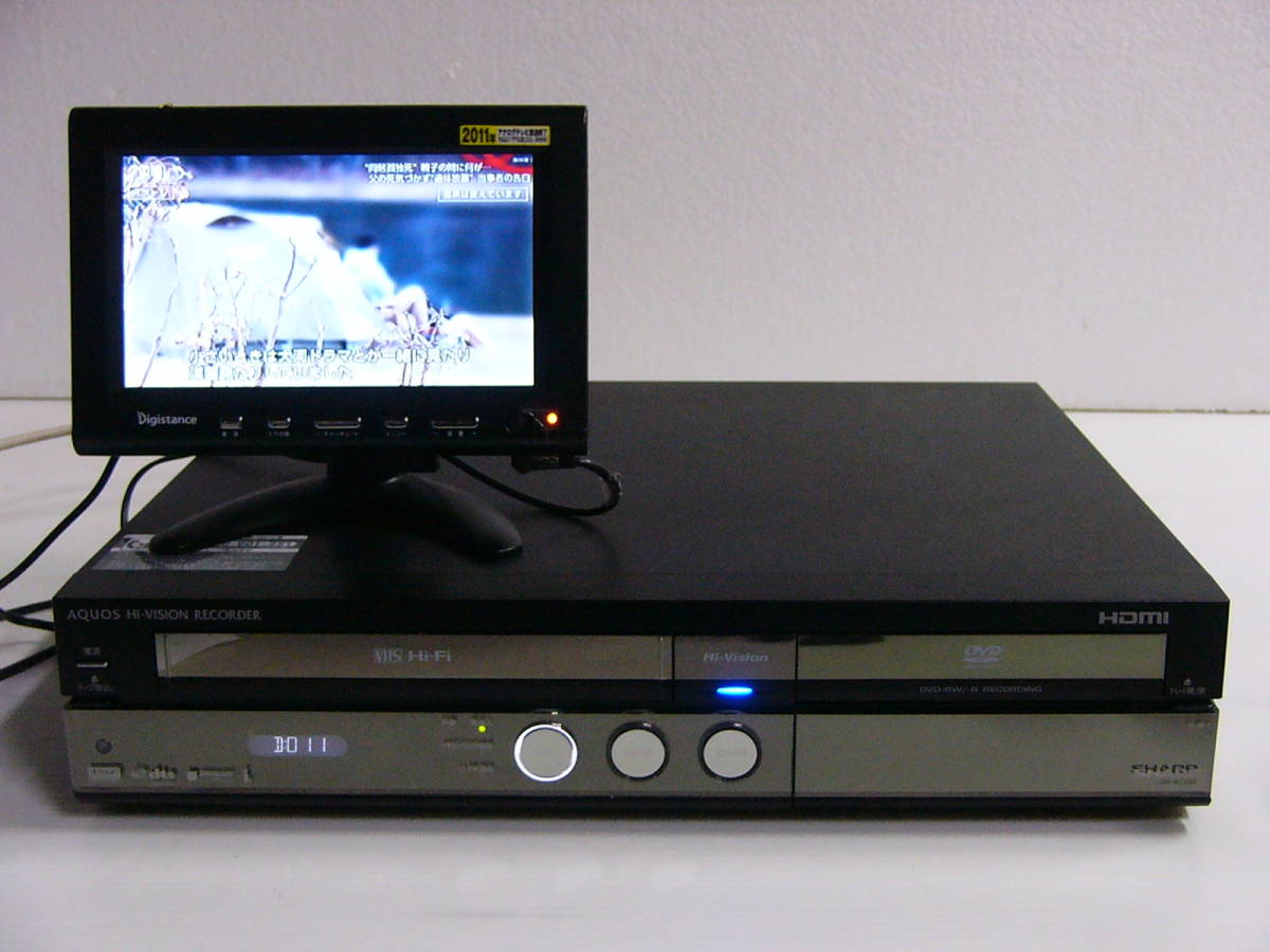 ファッションデザイナー 美品 SHARP DV-ACV52 VHS一体型DVDレコーダー