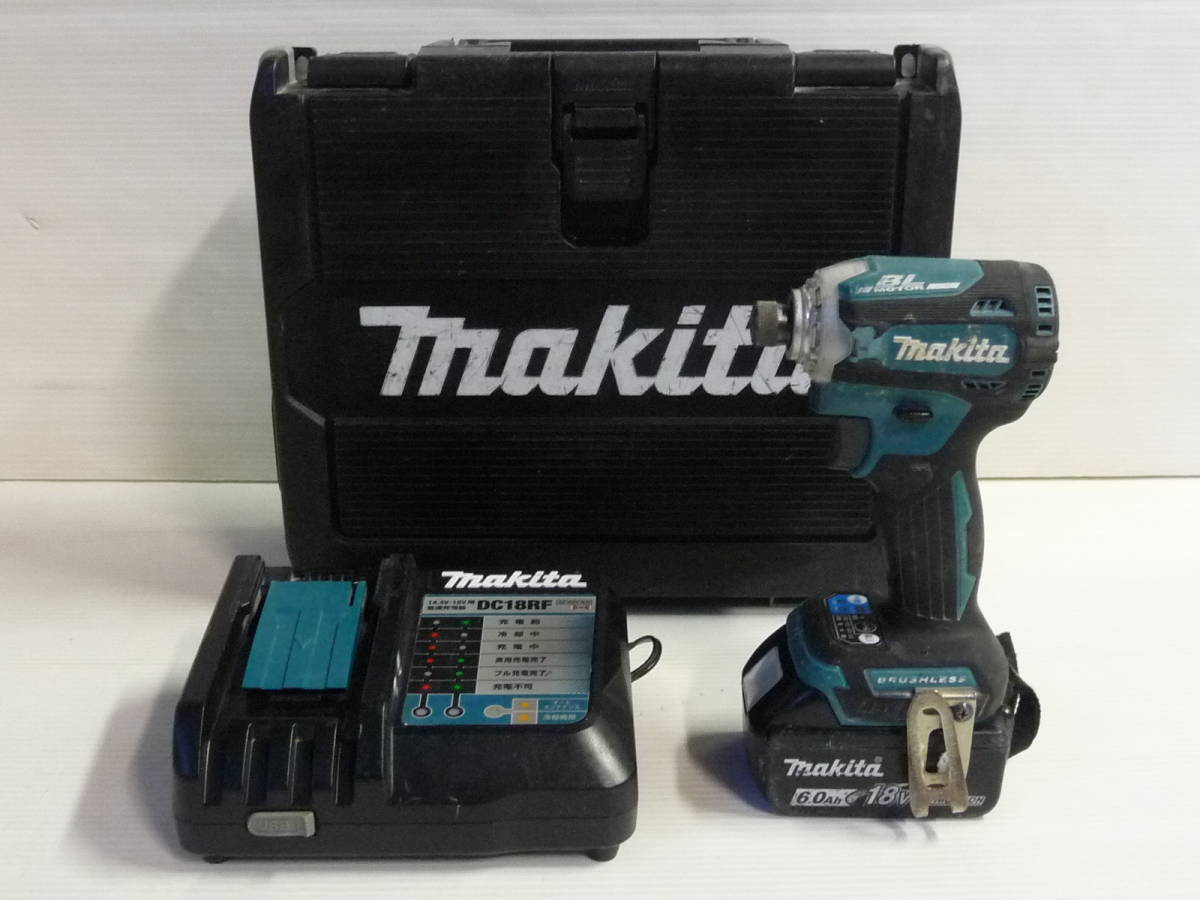 makita マキタ 充電式インパクドライバ TD171D 充電器、バッテリー付き_画像1
