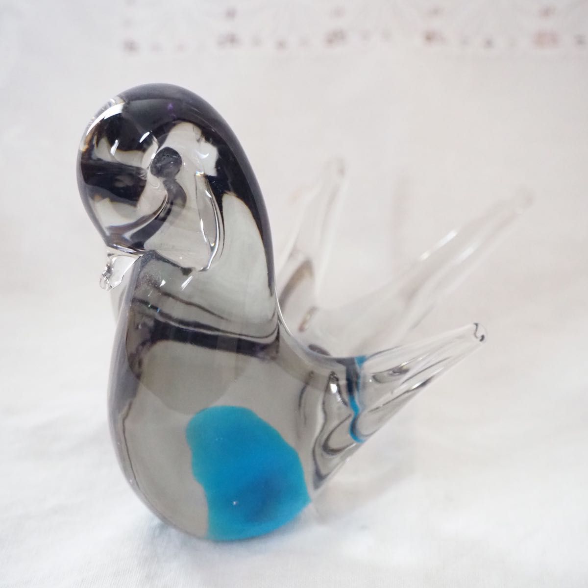 ヴェネツィアンガラス 鳥 置物 ベネチアン Murano Glass ヴェネツィアンガラス 鳥 置物 ベネチアン Murano Glass