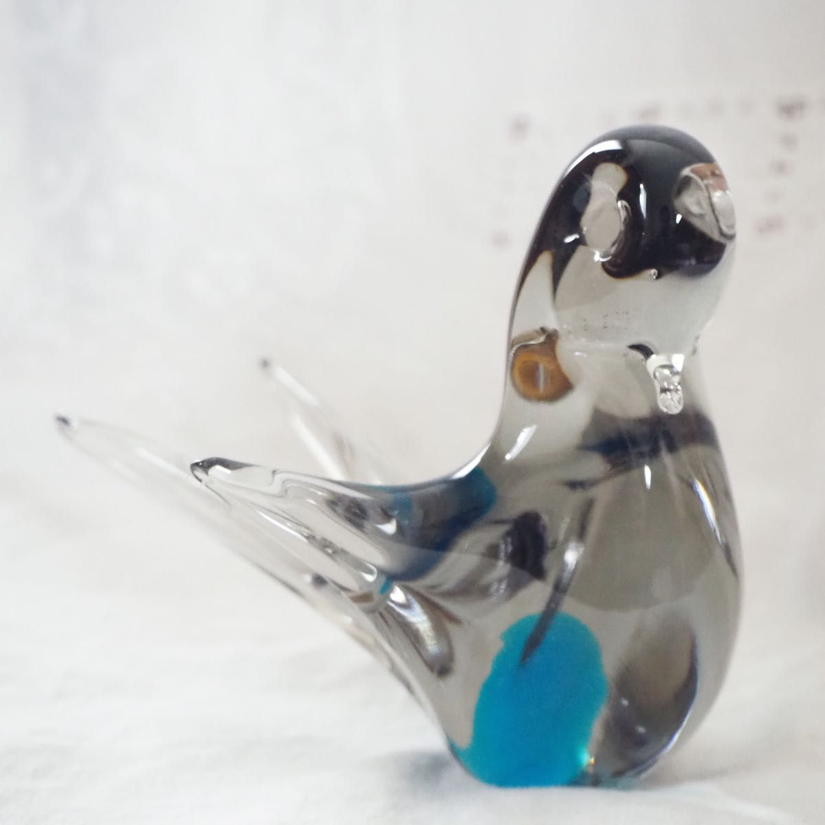 ヴェネツィアンガラス 鳥 置物 ベネチアン Murano Glass ヴェネツィアンガラス 鳥 置物 ベネチアン Murano Glass