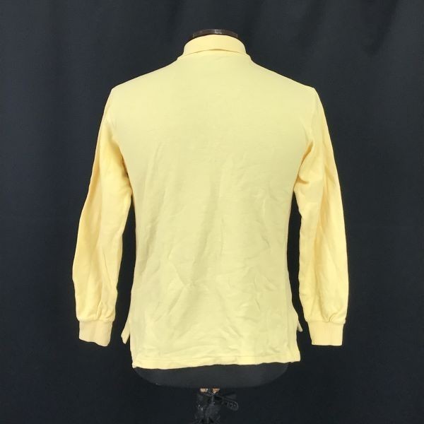  Ralph Lauren /RALPH LAUREN* рубашка-поло с длинным рукавом [kids -160/ желтый /yellow]na кроме производства /Tops/Shirts*BH136
