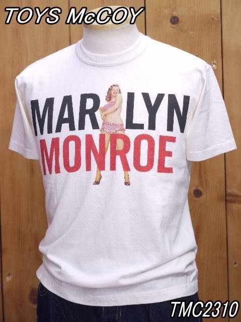 新品 トイズマッコイ MARILYN MONROE TEE PIN UP GIRL 半袖 Tシャツ M オフホワイト TMC2310