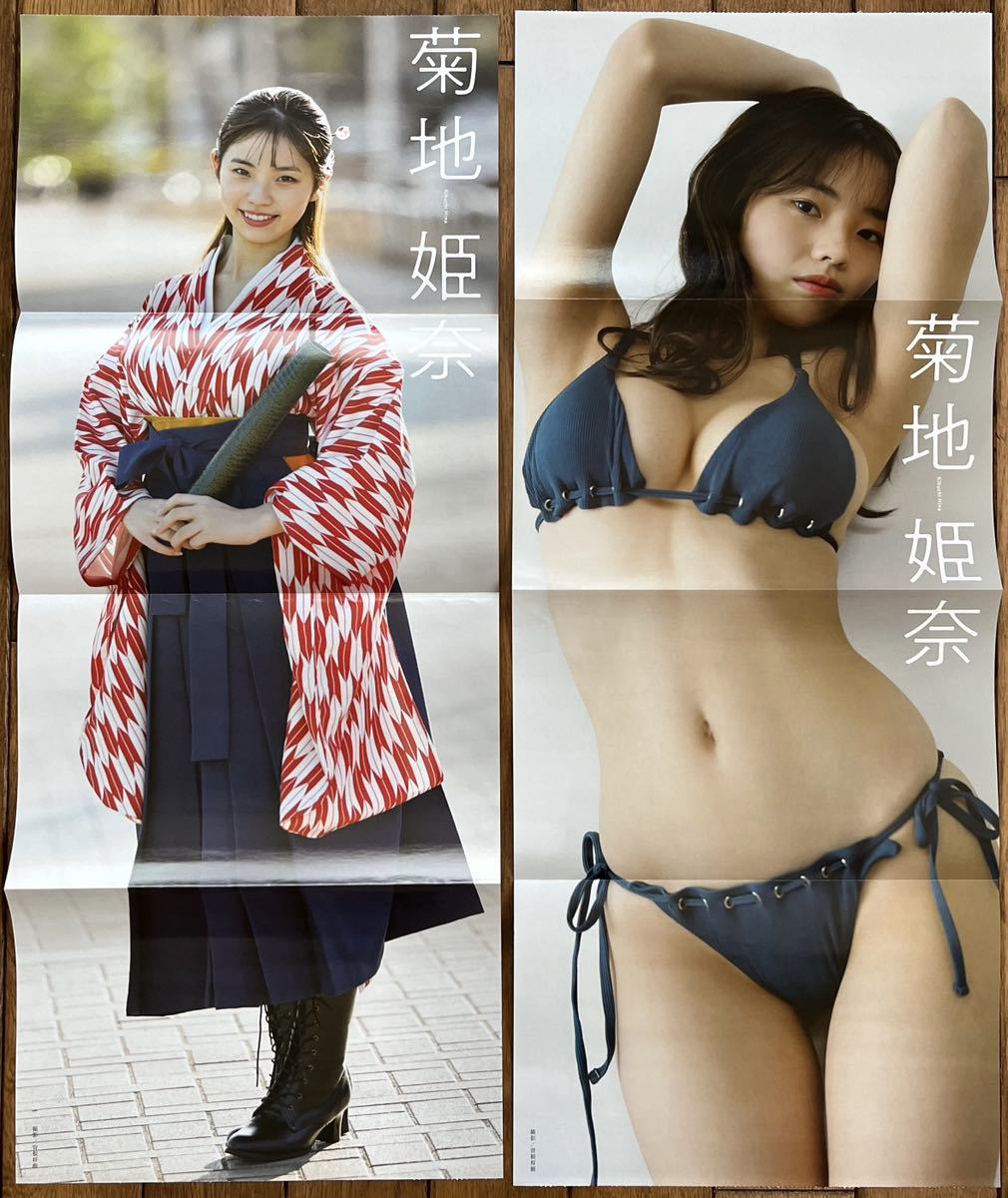菊地姫奈 両面ポスター 2枚セット 付録 週刊現代 2023 送料120円