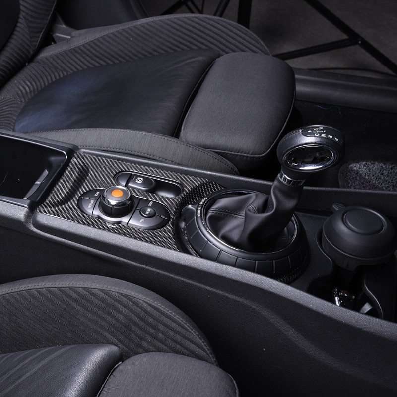 車のギアシフトパネルカバー中央制御装飾ステッカーBMWミニクーパーS JCW F54クラブマン　アクセサリー LHD_画像5