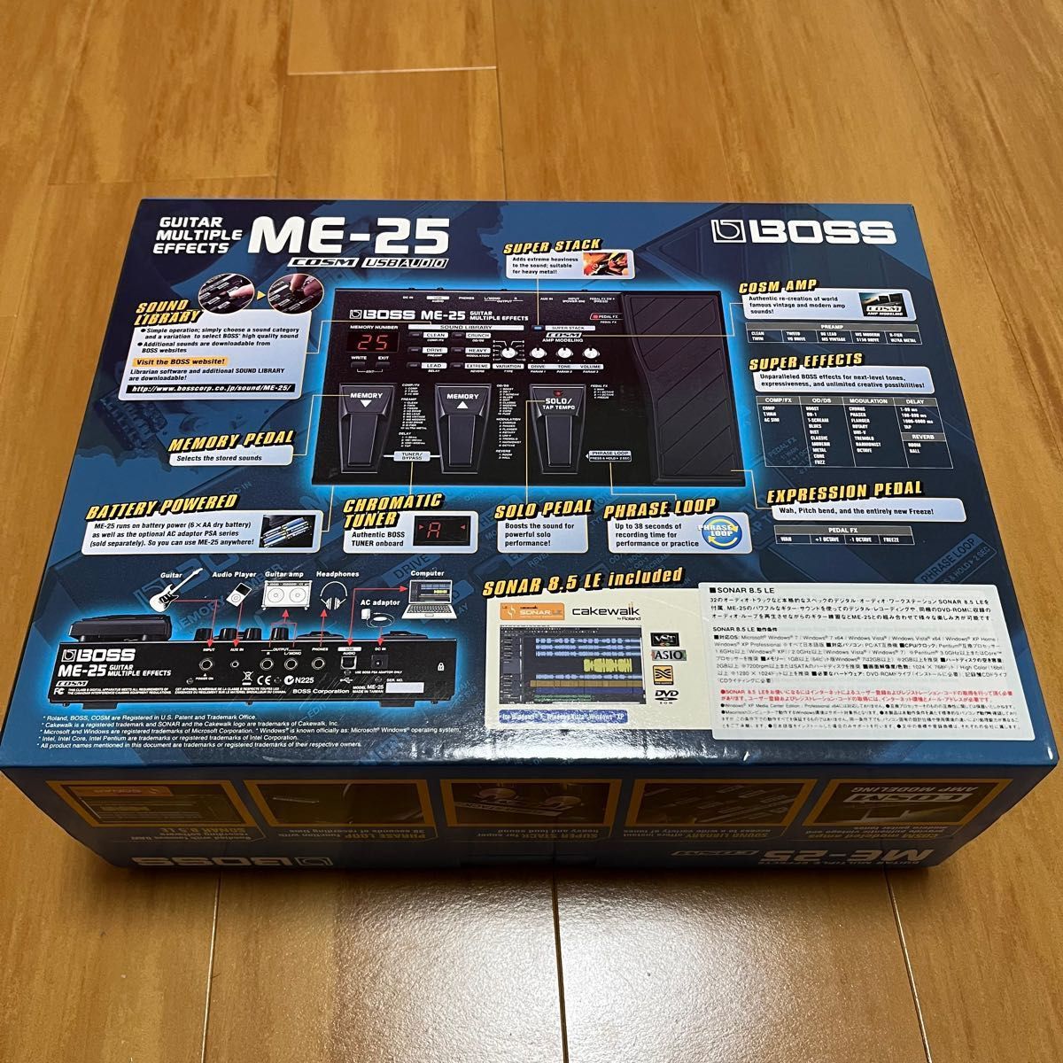 BOSS マルチエフェクター ME-25 動作確認済み 即購入歓迎 即発送可能 アダプタ付き