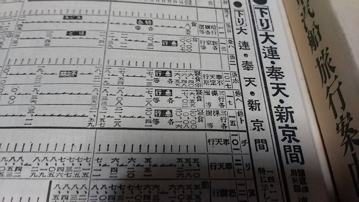 ★昭和１４年　汽車汽船　旅行案内～国内、朝鮮半島、南満州鉄道、台湾の鉄道。_画像7