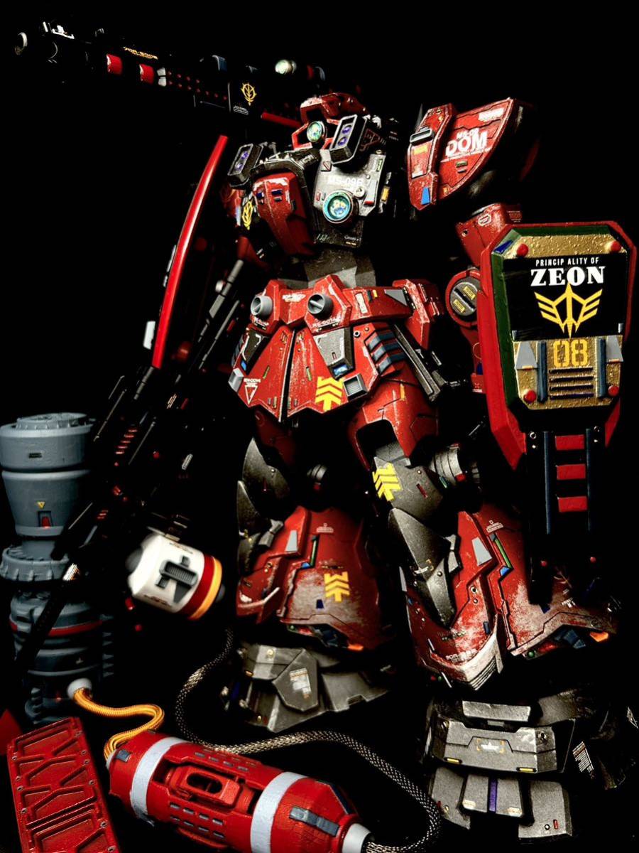 MG ドム シャア専用 リックドム 徹底改修品