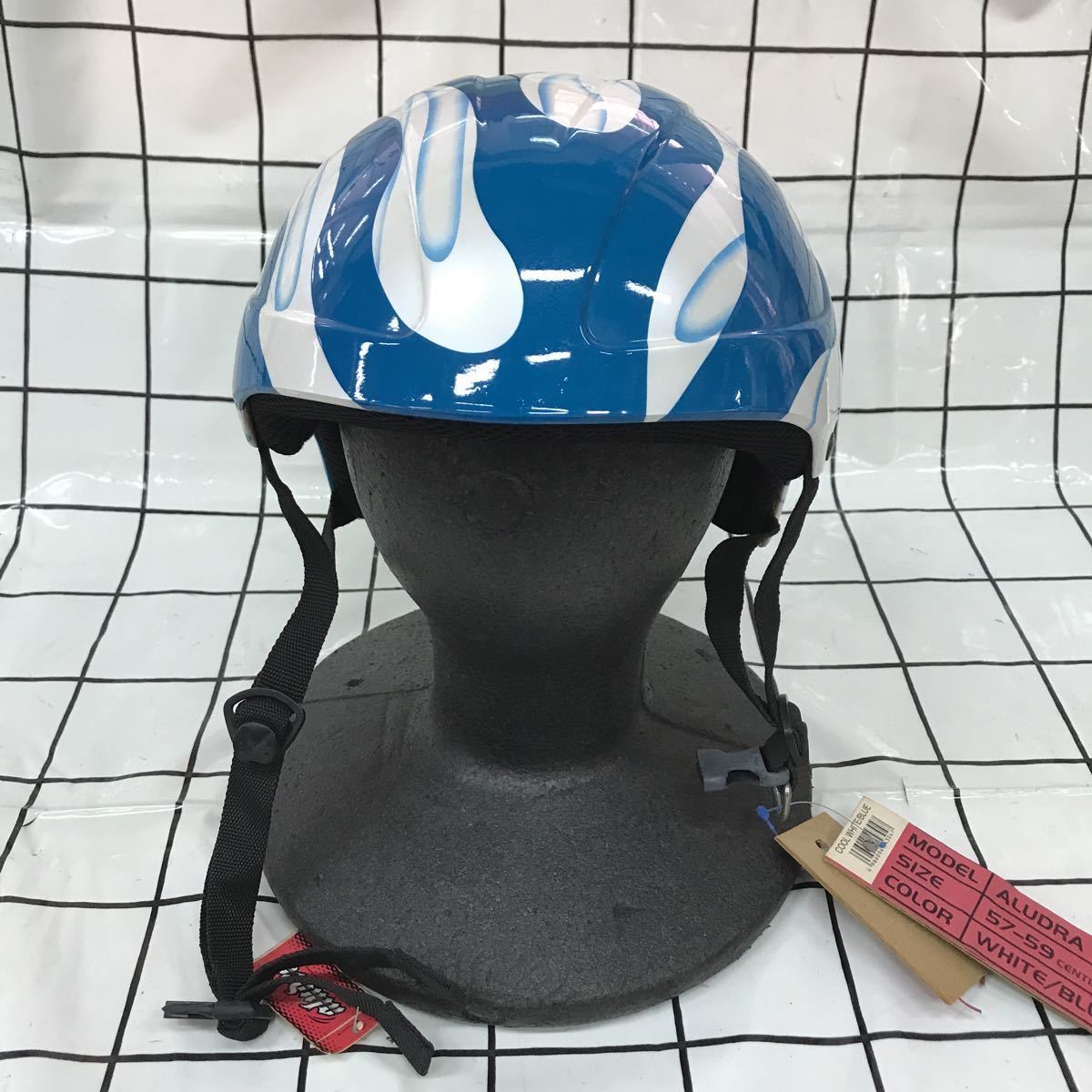OGK ALUDRA COOL ヘルメット ※ホワイト/ブルー・サイズ57〜59cm