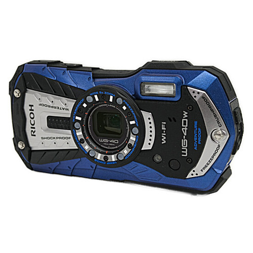 RICOH 防水デジタルカメラ WG-40W ブルー/1600万画素 元箱あり www