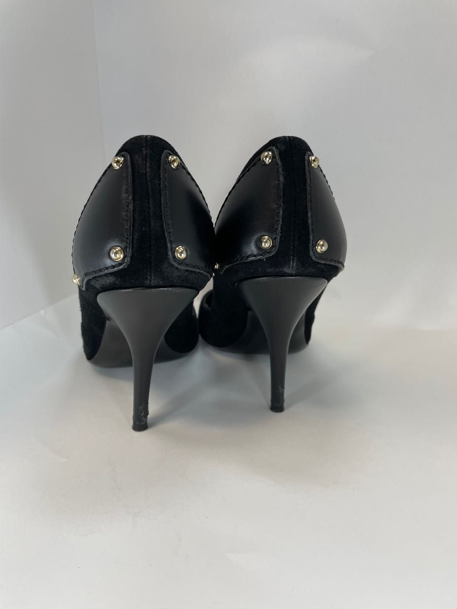 美品】GUCCI スタッズ付き パンプス スエード 黒 ブラック|PayPayフリマ