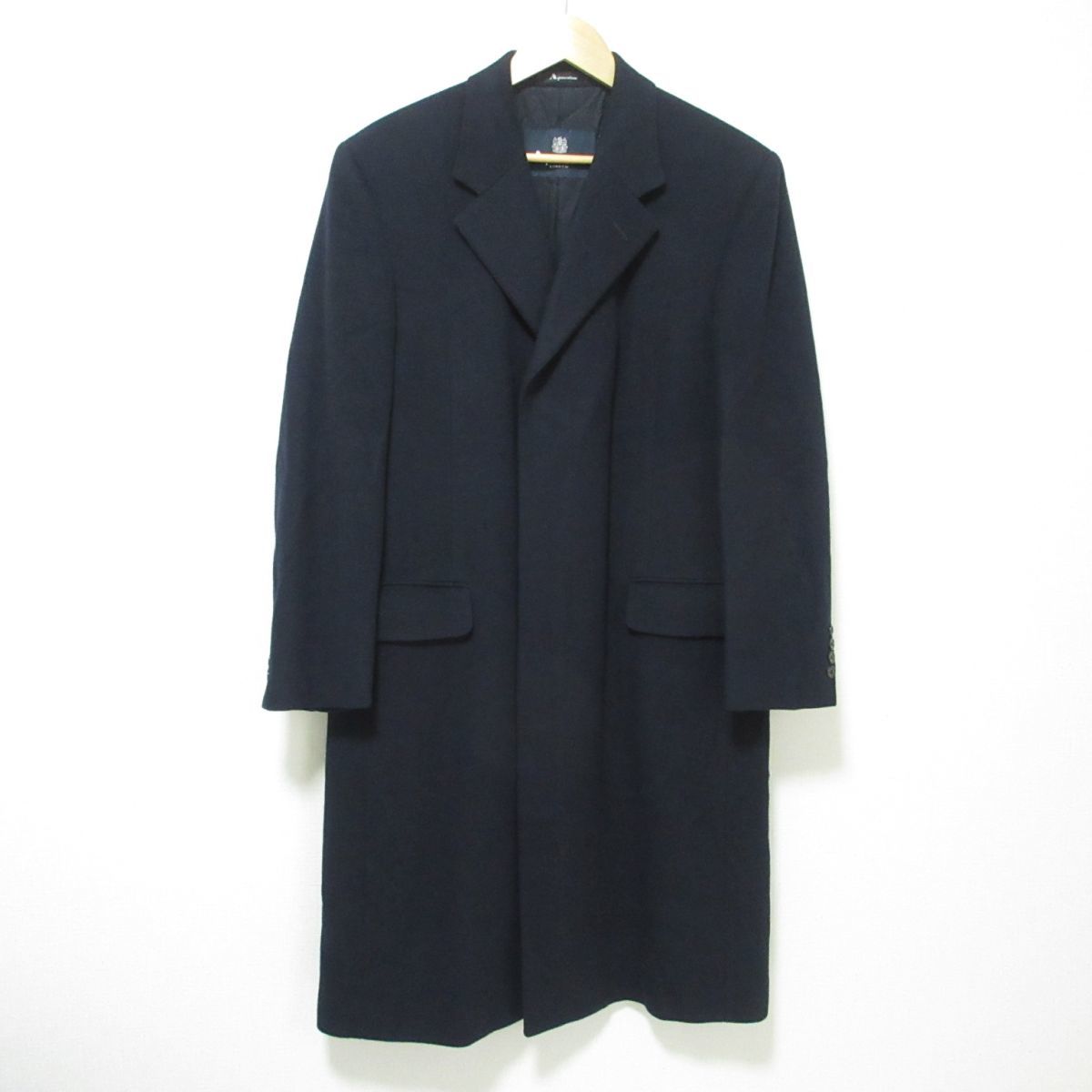 中古】 ツイードステンカラーコート アクアスキュータム Aquascutum 80