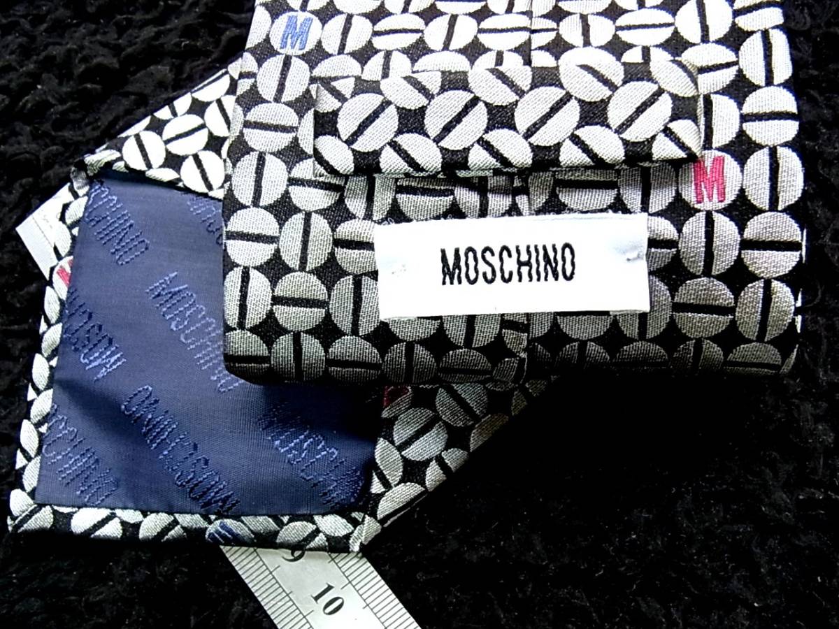 *ω*jillv*AH4595 beautiful goods Moschino [M total Logo ] necktie *