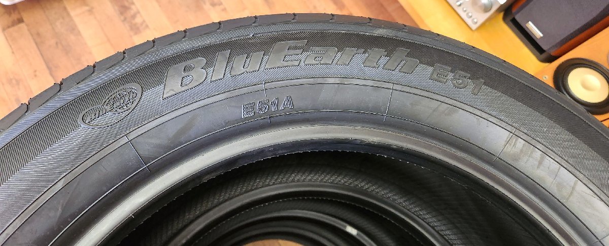 新車外し ヨコハマ BluEarth E51 225/60R17 2022年製 ブルーアース 夏