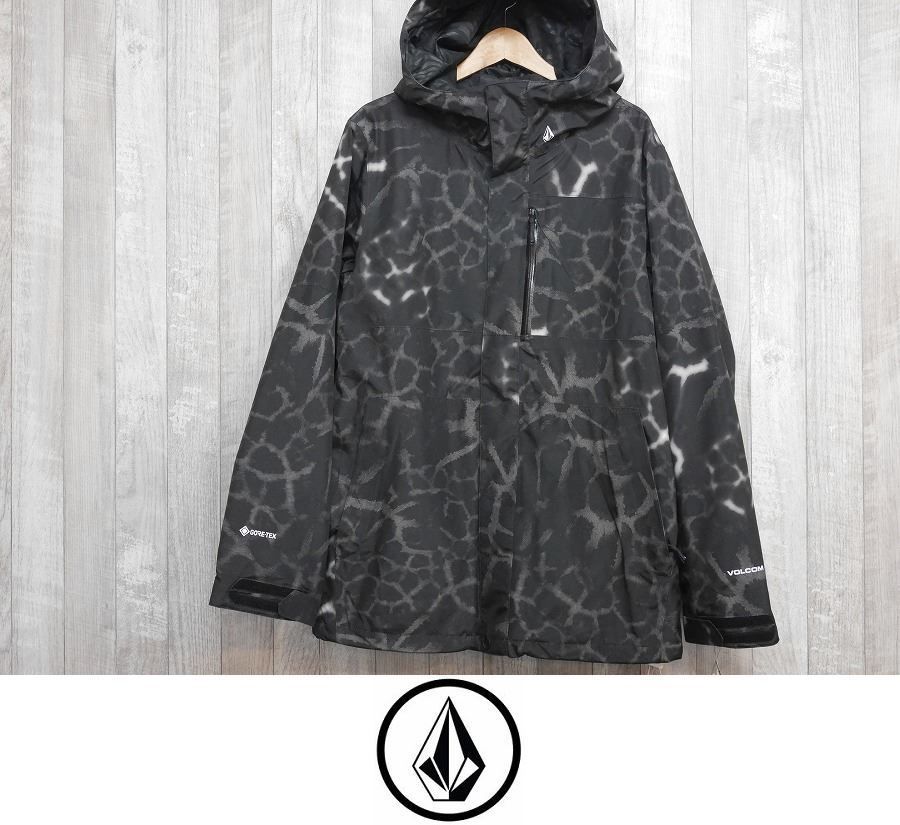 【新品:SALE】23 VOLCOM L GORE-TEX JACKET - BLACK GIRAFFE - M 正規品 ゴアテックス ジャケット スノーボード ウェア_画像1