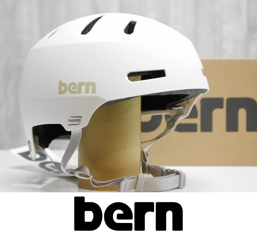 【新品】23 bern MACON 2.0 - Matte White - XL - ALL SEASON ヘルメット JAPAN FIT 正規品 ジャパンフィット