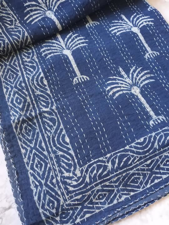  can ta quilt multi cover indigo dyeing #9 Coconuts