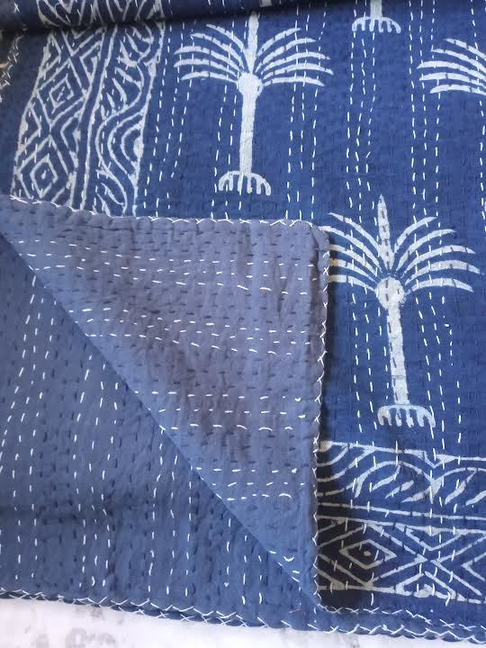  can ta quilt multi cover indigo dyeing #9 Coconuts