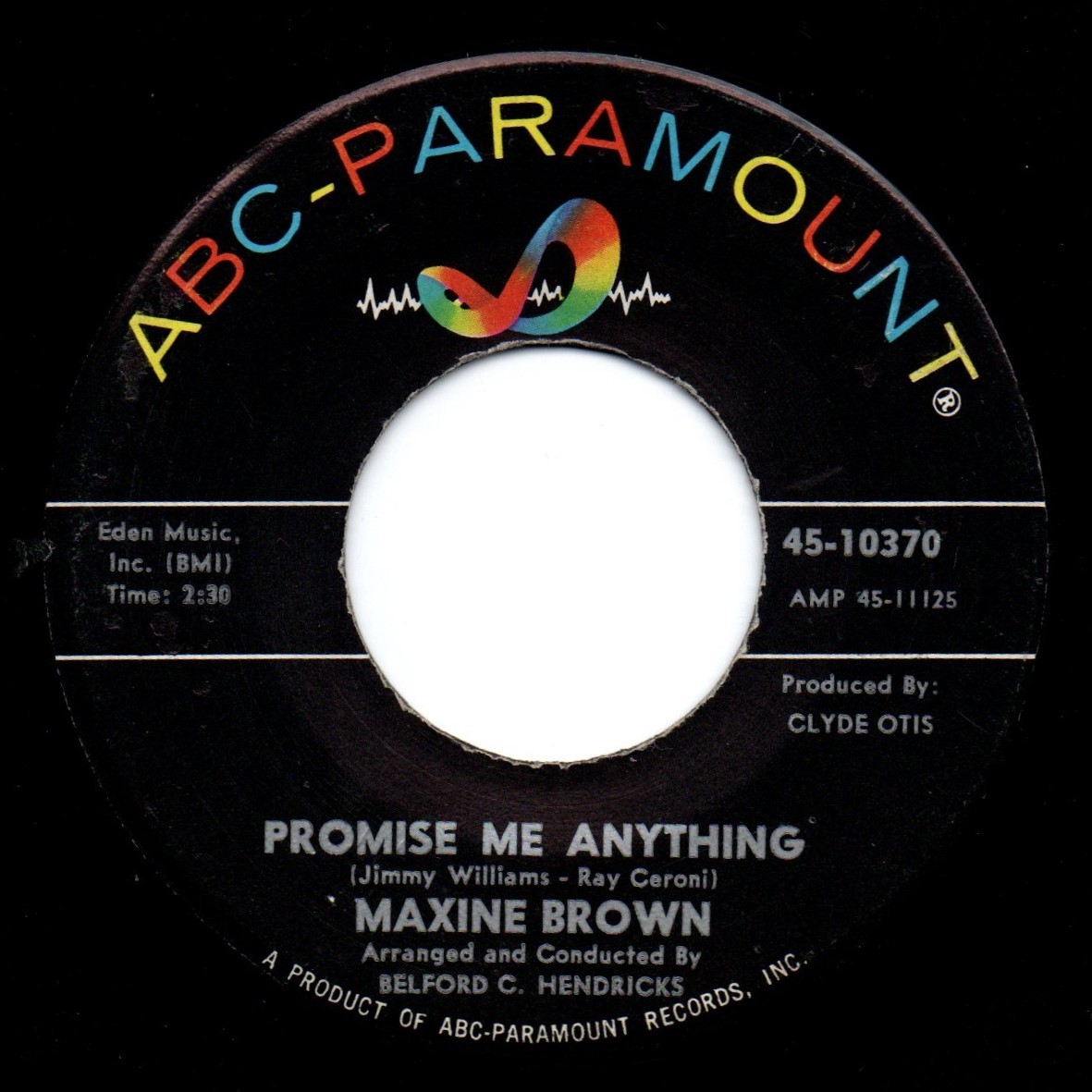 Maxine Brown / Am I Falling In Love ♪ Promise Me Anything (ABC Paramount)の画像2