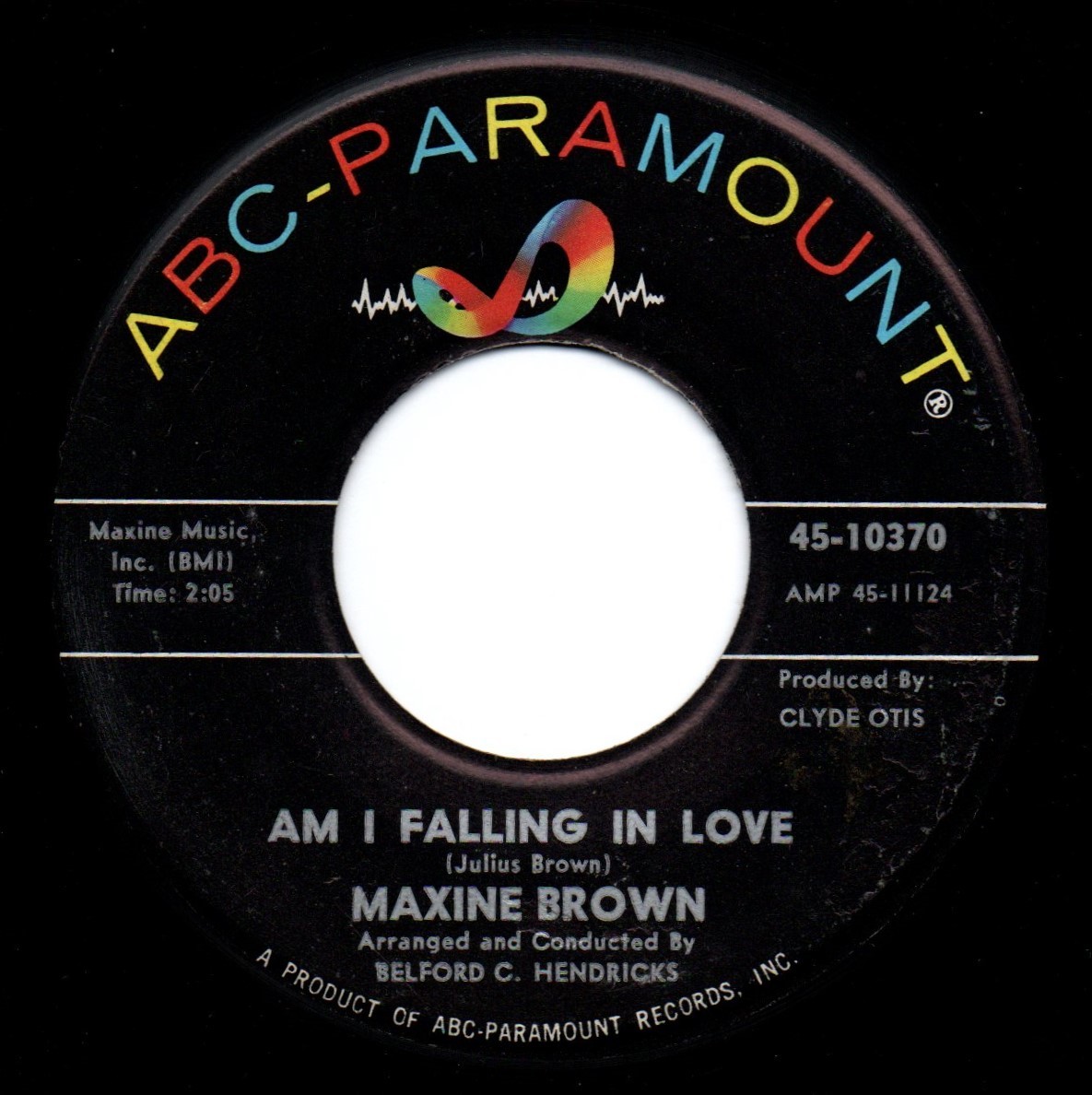 Maxine Brown / Am I Falling In Love ♪ Promise Me Anything (ABC Paramount)の画像1