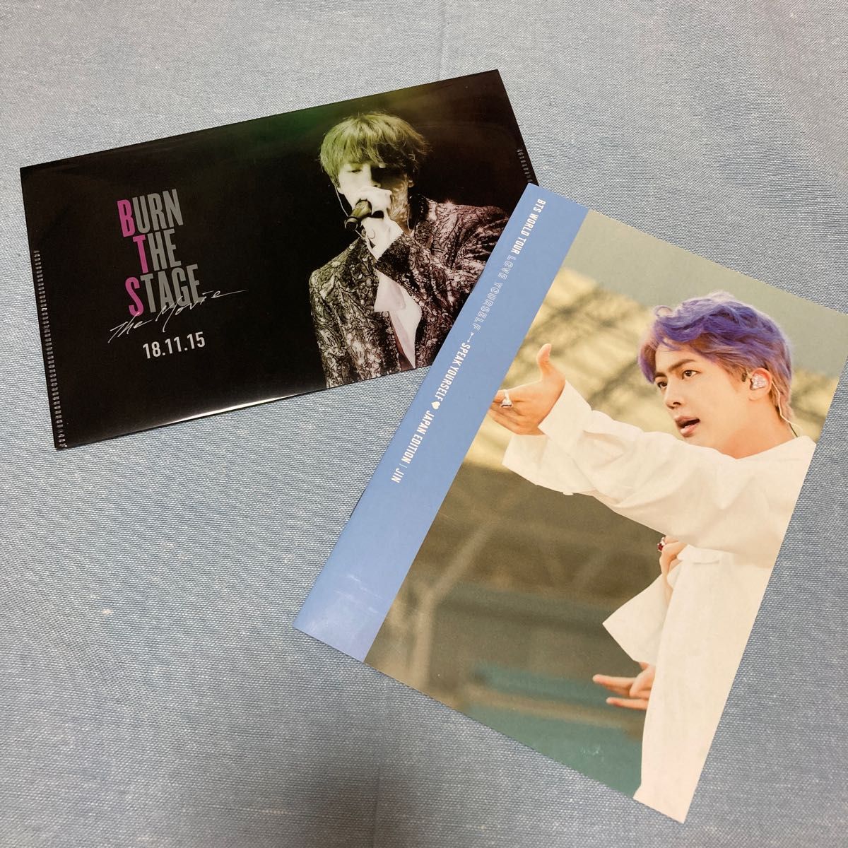 BTS  JIN ジン BURN THE STAGE  チケットホルダー&LYS SYS ノート　