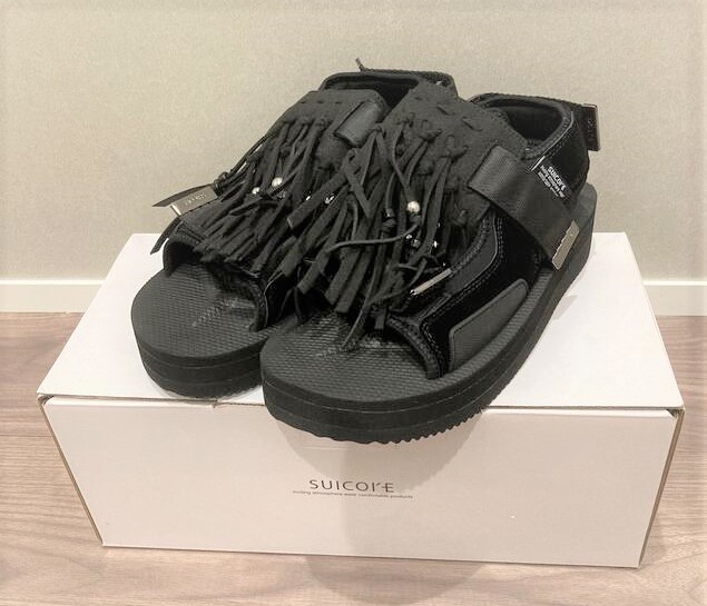 新品未使用★スイコック　サンダル 黒　SUICOKE WAS-4ab OG-0854ab　　UnitedArrows 別注　18700円★L'Appartement_画像1