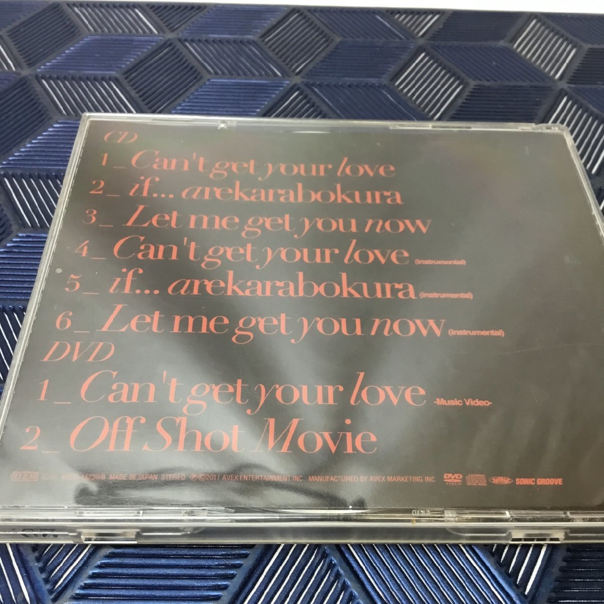 【中古品/動作未確認/CH】 DA PUMP Can't get your love/if...arekarabokura CD+DVD RS0409/0000_画像4