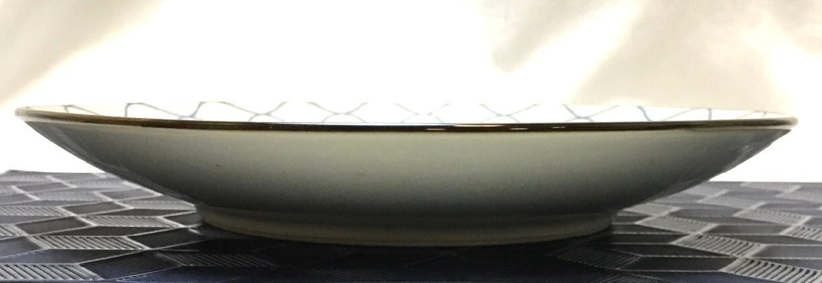 【中古品/CSH】有田焼 肥前焼 萬泉 和食器 大皿 盛り皿 1客 径約27.5cm 高さ約4cm 骨董品 陶芸 IM0424の画像2