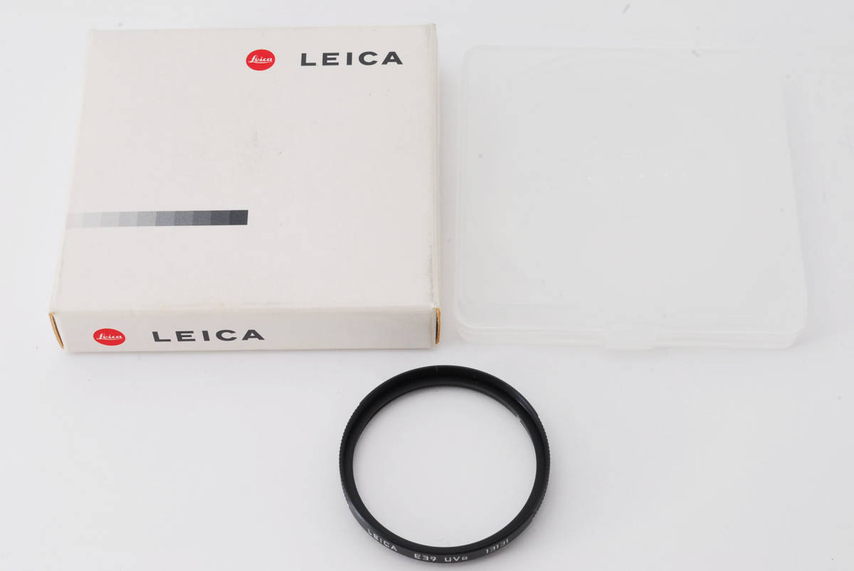 高品質】 ライカ LEICA ケース付 元箱 E39 (2645) ブラック Black