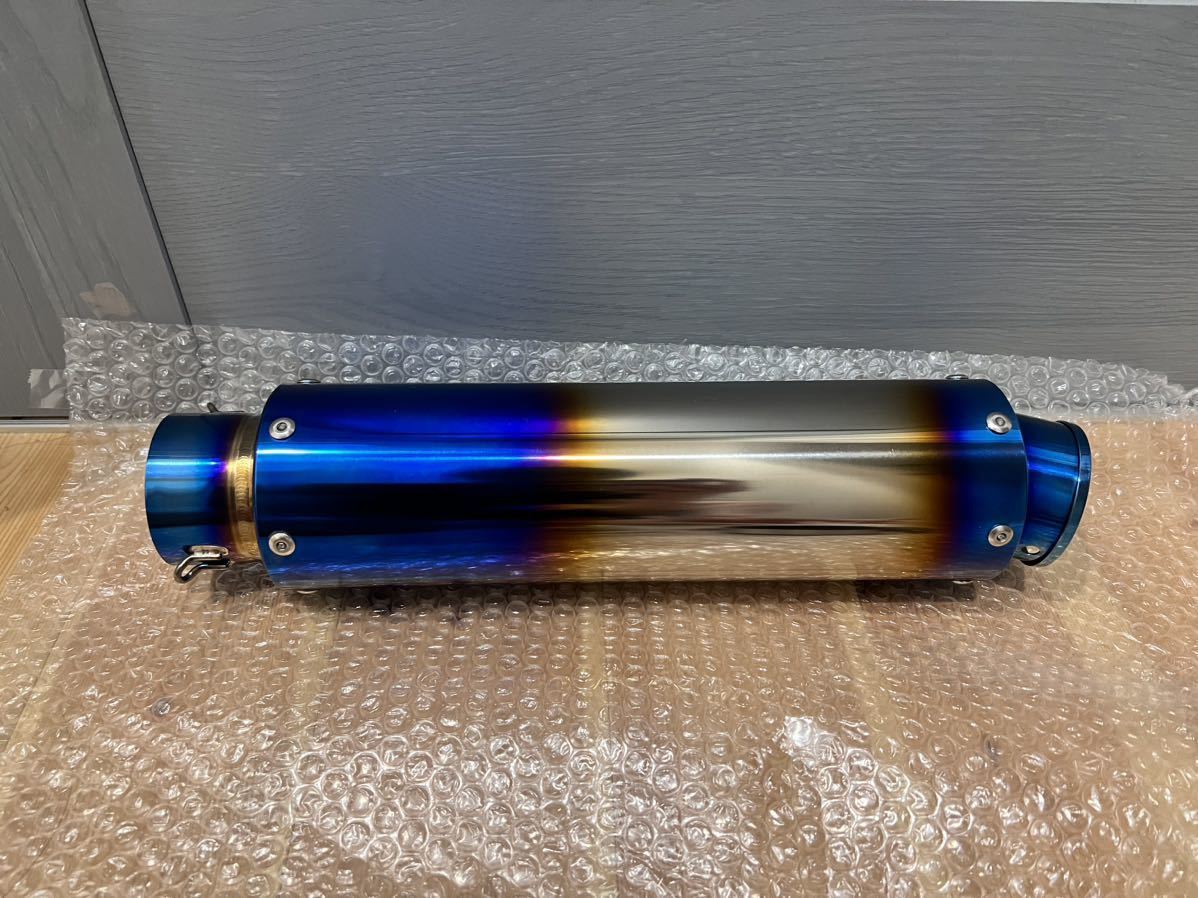 1円スタート k-factory モトGP ラウンド チタン サイレンサー 60.5