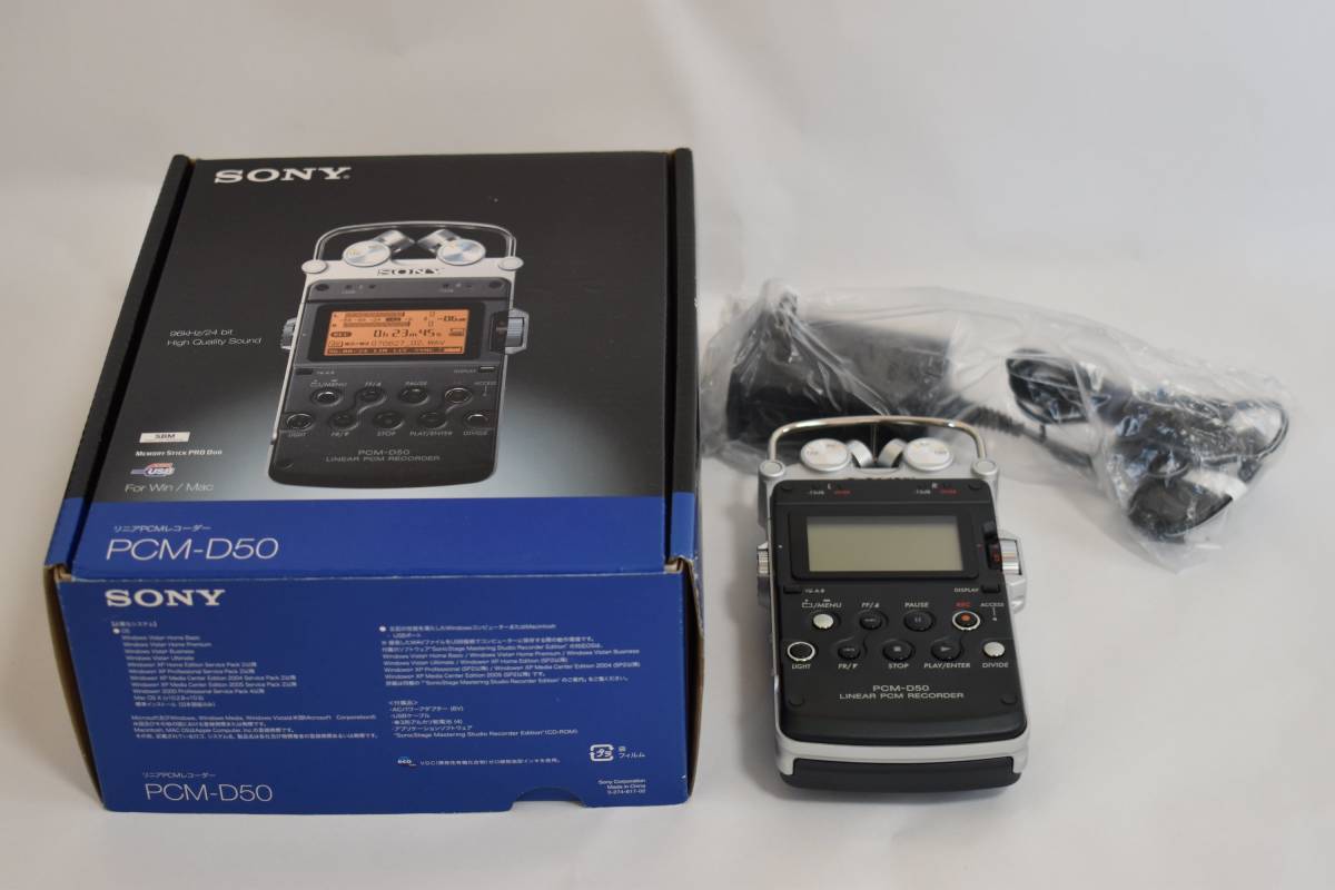 美品】【送料込み】ソニー SONY リニアPCMレコーダー PCM-D50 www
