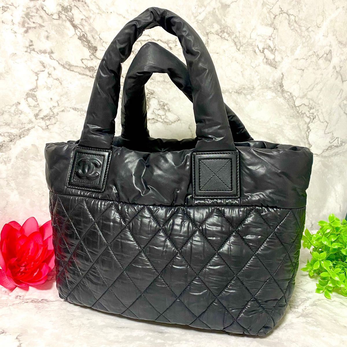 美品 CHANEL シャネル コココクーン トートバッグ マトラッセ