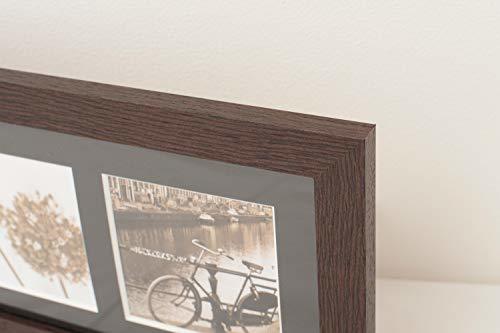 Kenko photo frame . only . window frame 5 window 0.4mm ultrathin PET seat adoption wooden frame Brown PS-MS-5-BR